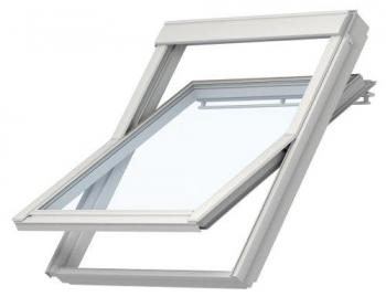 GGL tetőtéri ablak, fehérre festett fa, 3-rtg üveg 66x118 cm